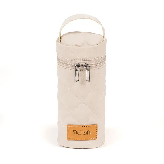 nanan-portabiberon-in-tessuto-beige-compatto image 1