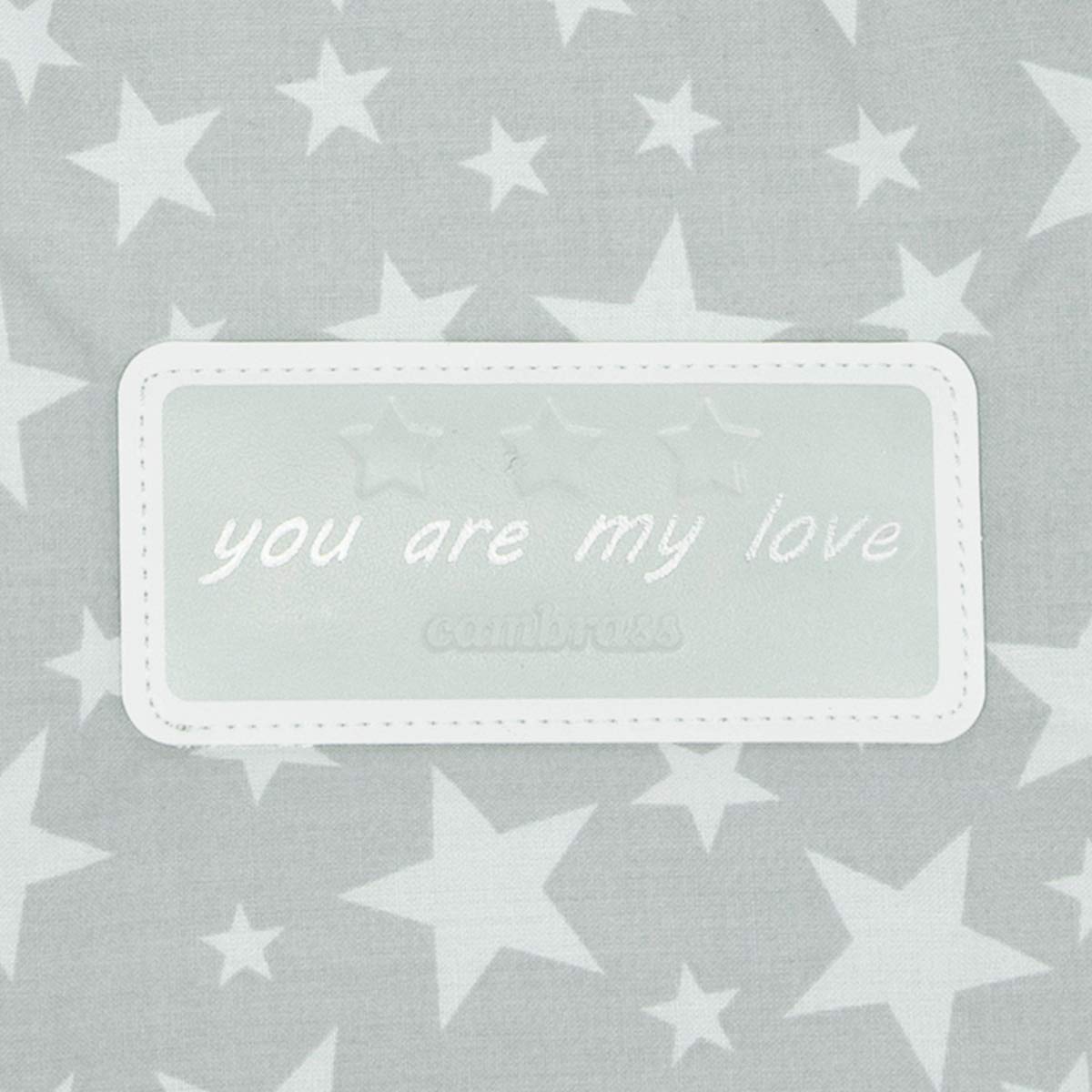 cambrass-35493-borsa-passeggino-star-gray-17x40x34-cm image 4