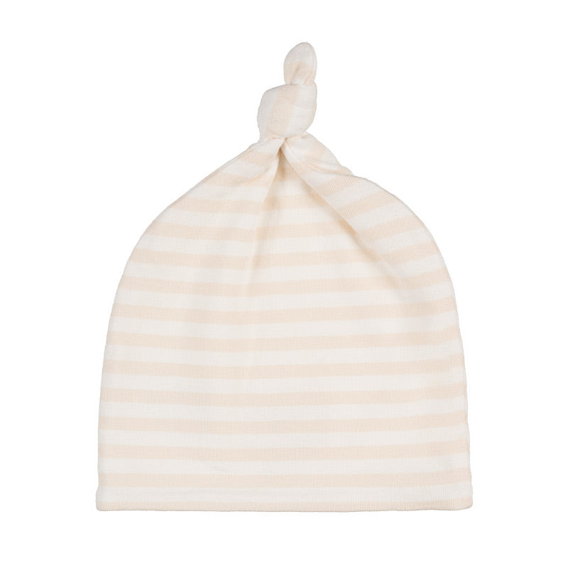 nanan-berretta-beige-con-nodino-a-righe image 2