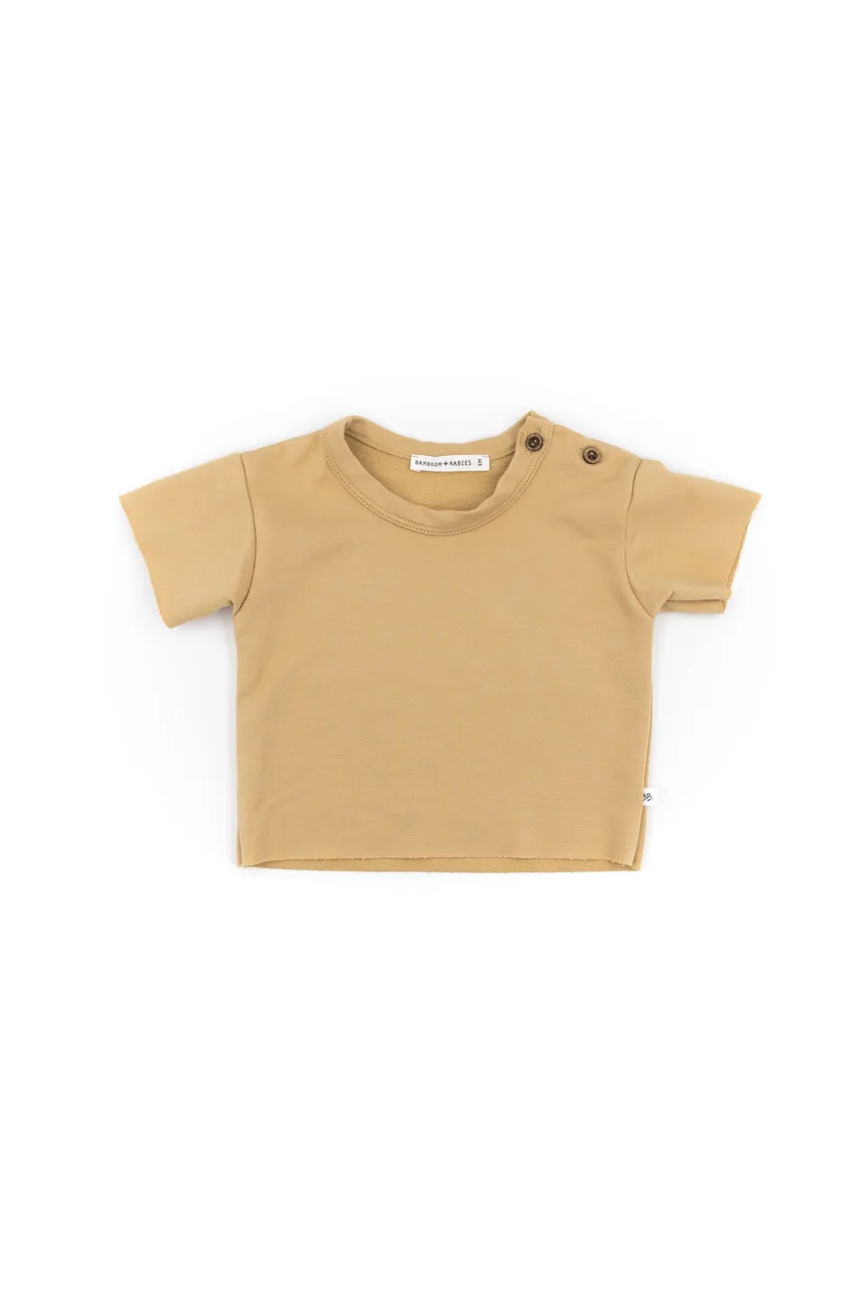 bamboom-shirt-jogging-maniche-corte-cammello-212-bimbo image 1