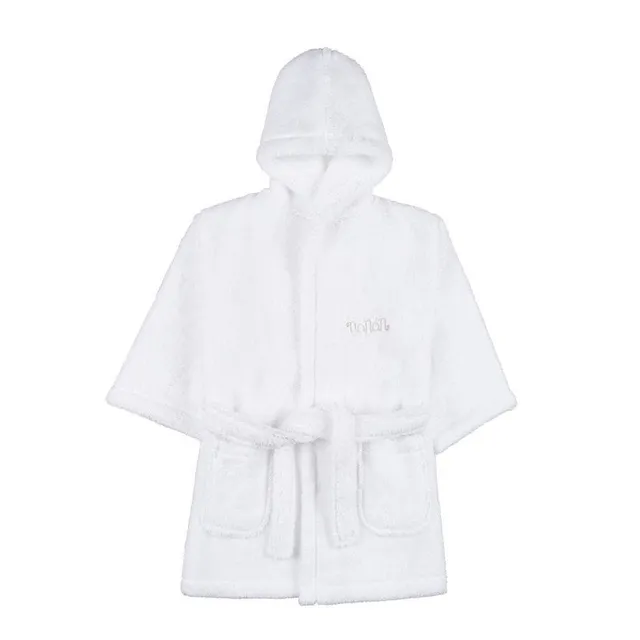 nanan-accappatoio-spugna-bianco-neonato-bagnetto image 1