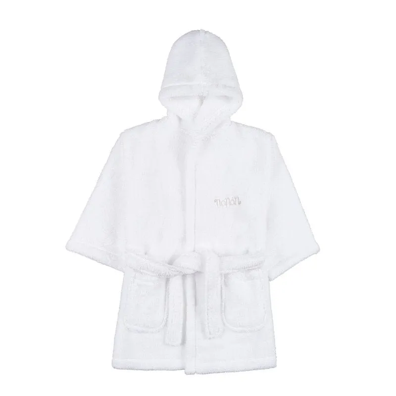 nanan-accappatoio-spugna-bianco-neonato-bagnetto image 1