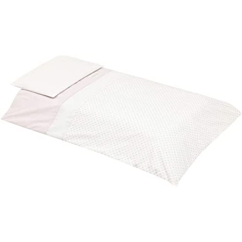 cambrass-35026-set-copripiumino-100x140-cm-federa-cuscino-star-rosa image 1