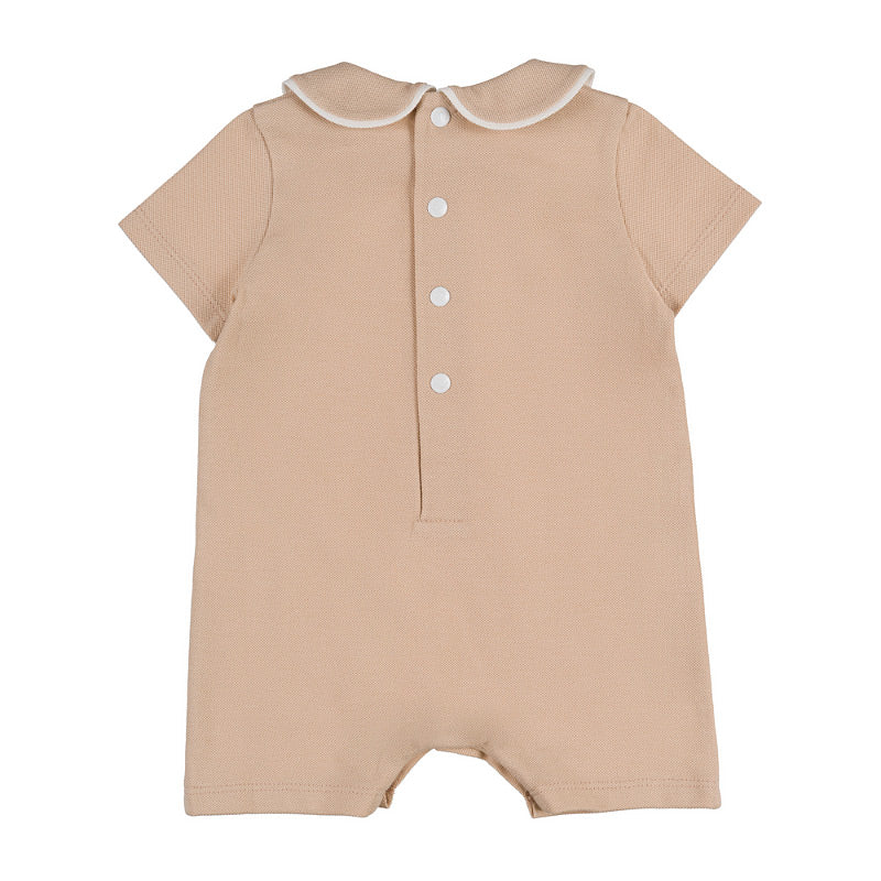 nanan-pagliaccetto-beige-in-piquet-con-piping-e-n-ricamata image 2