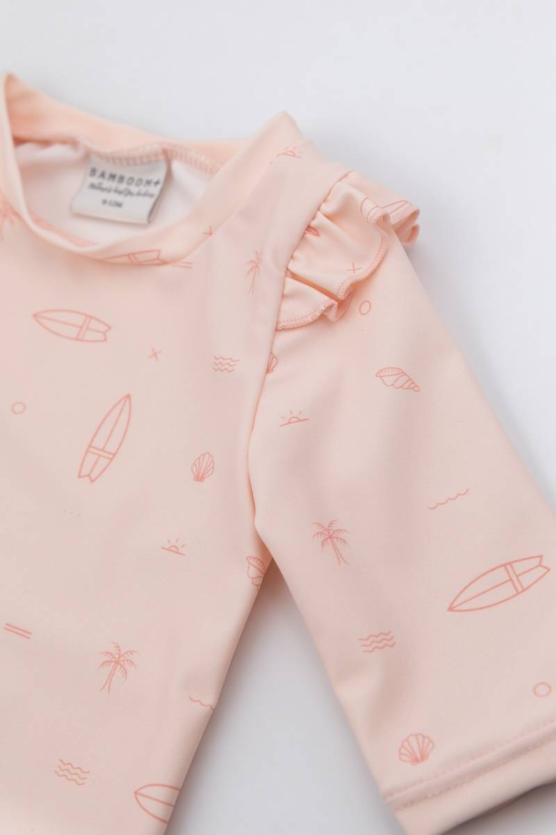 bamboom-t-shirt-mare-maniche-3-4-uv50-bimba-surf-print-girl-235 image 3