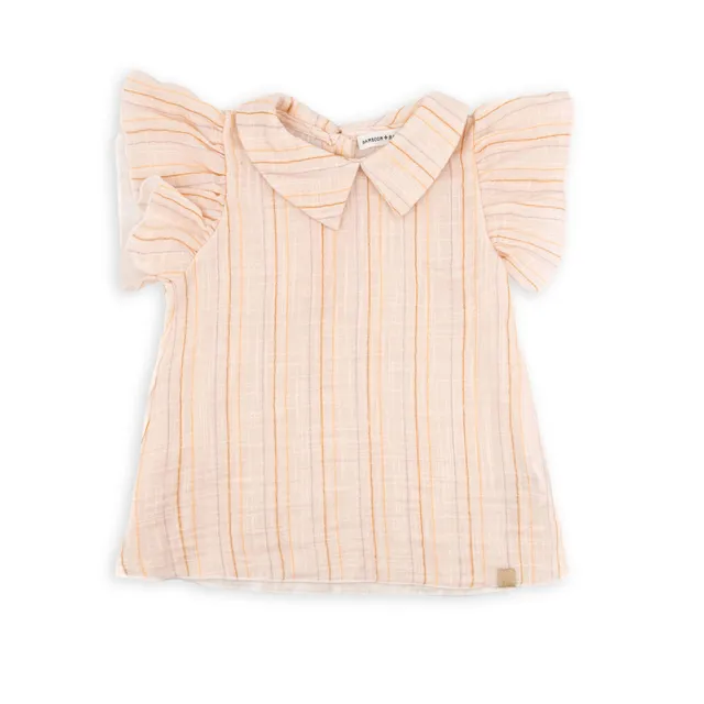 bamboom-vestito-in-lino-look-stripe-pink-277 image 1