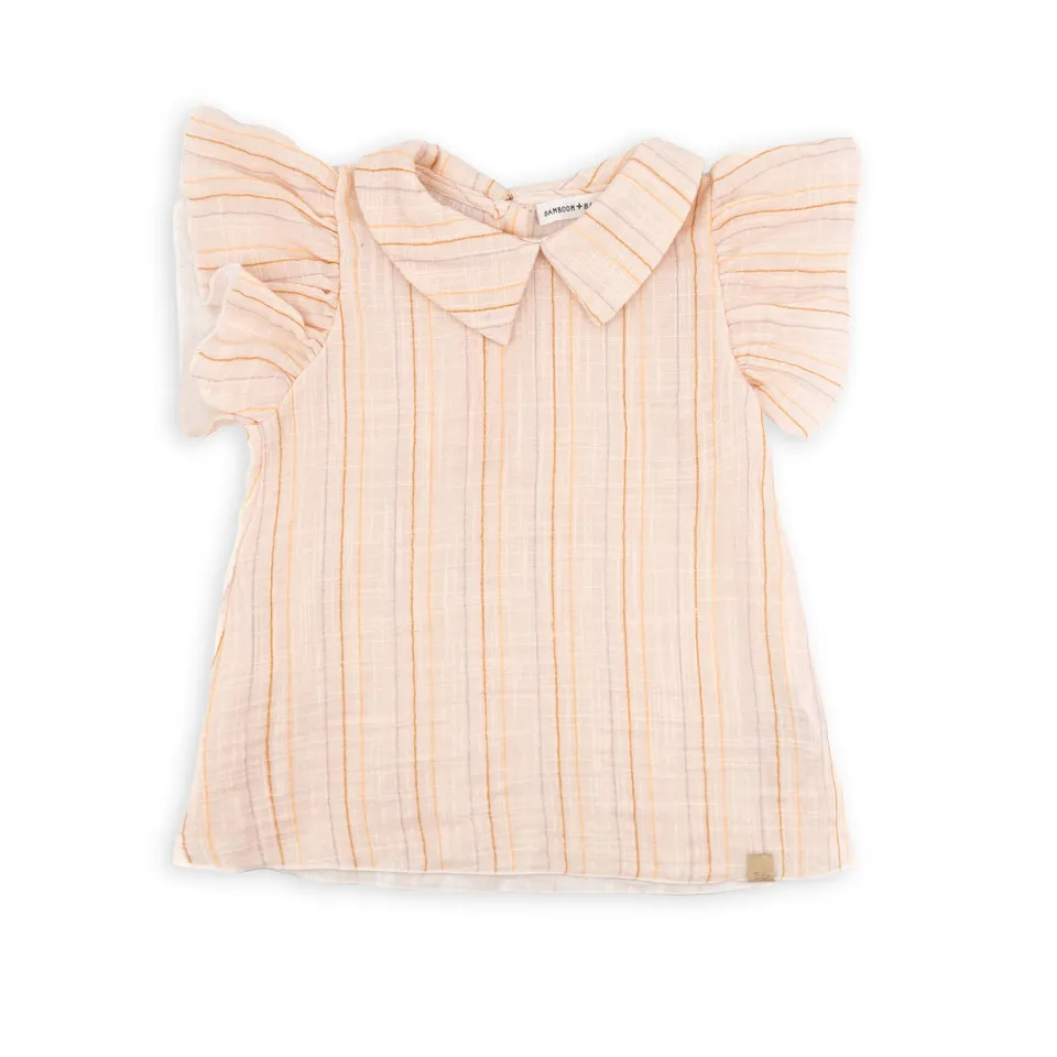 bamboom-vestito-in-lino-look-stripe-pink-277 image 1