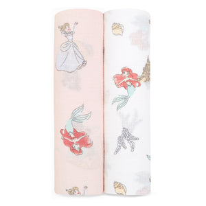 aden-anais-disney-princess-swaddle-mussola-di-cotone-2pz image 2