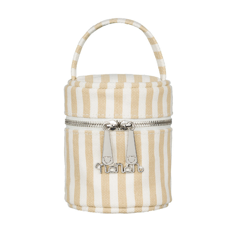 nanan-portaciuccio-canvas-beige-con-cerniera image 1