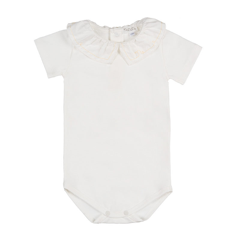 nanan-body-off-white-maniche-corte-con-frappa-e-ricamo image 2