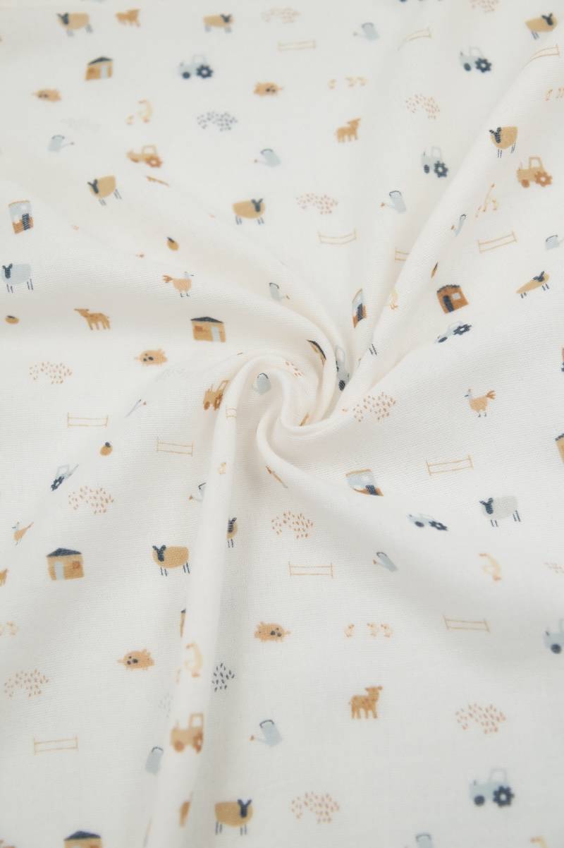 bamboom-swaddle-xl-2pack-120x120cm-the-farm-133 image 2