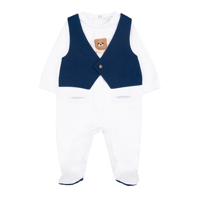 nanan-tutina-bimbo-con-gilet-blu-e-orsetto image 1