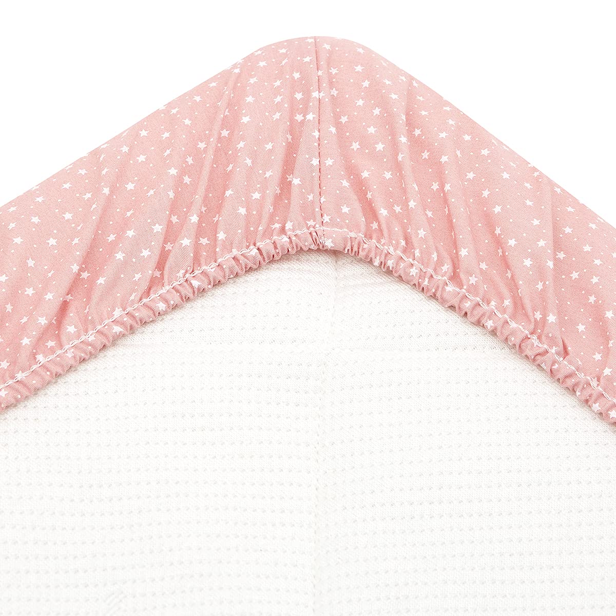 cambrass-forest-pack-2-lenzuola-culla-60-60x120-cm-rosa image 4