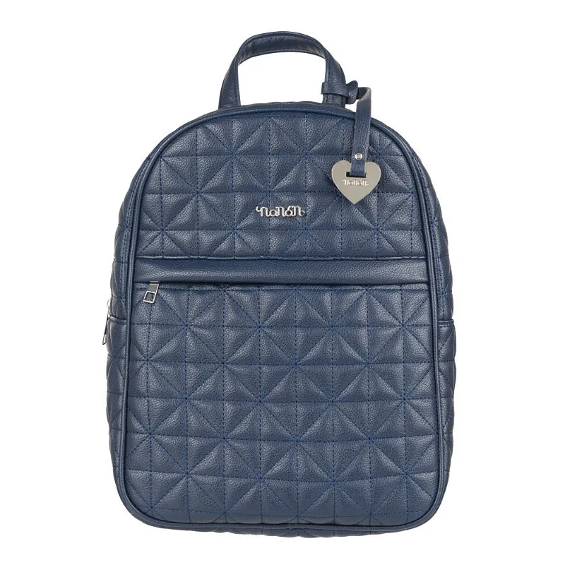 nanan-zaino-blu-collezione-pastello-in-ecopelle-trapuntata-zaino-mamma image 1