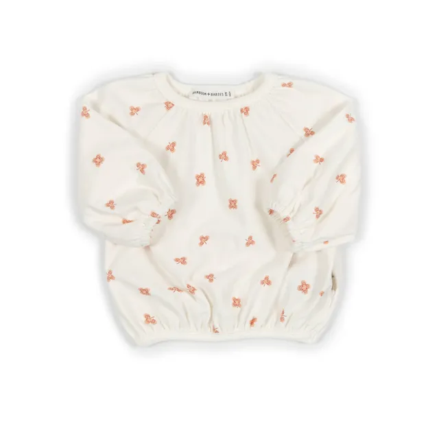 bamboom-maglia-bimba-maniche-lunghe-print-lucky-leaves-280 image 1