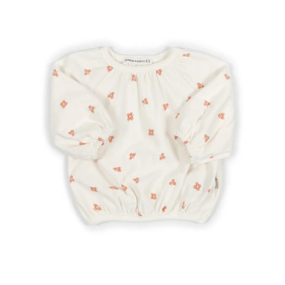 bamboom-maglia-bimba-maniche-lunghe-print-lucky-leaves-280 image 1