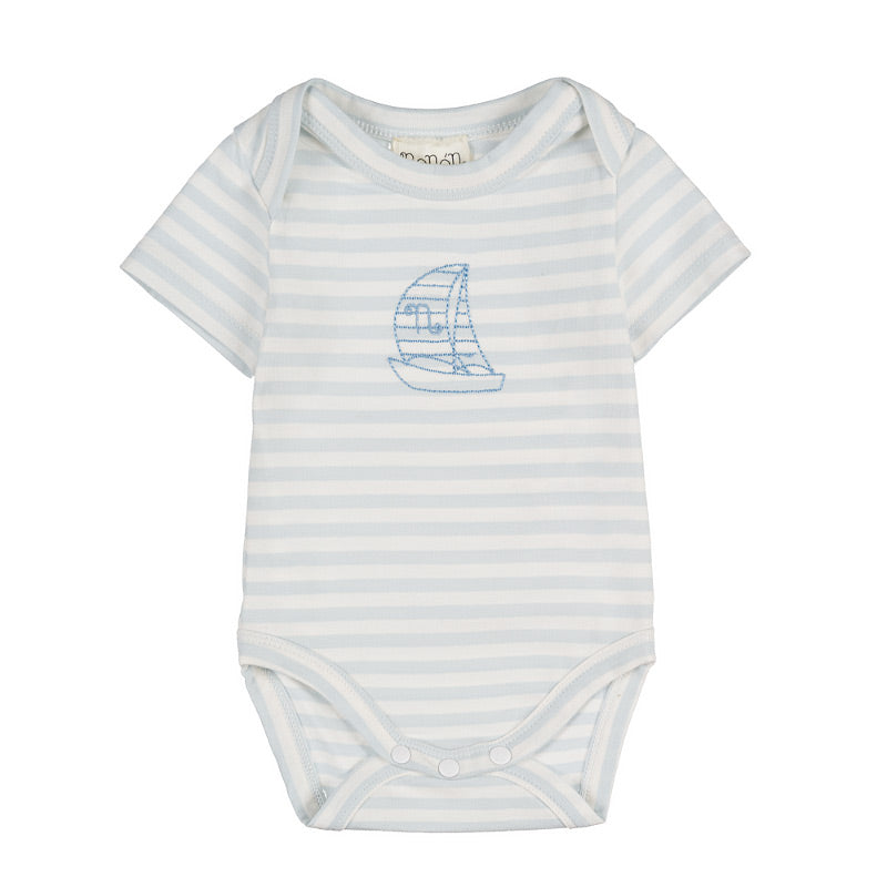 nanan-body-azzurro-a-righe-in-cotone-neonato image 1
