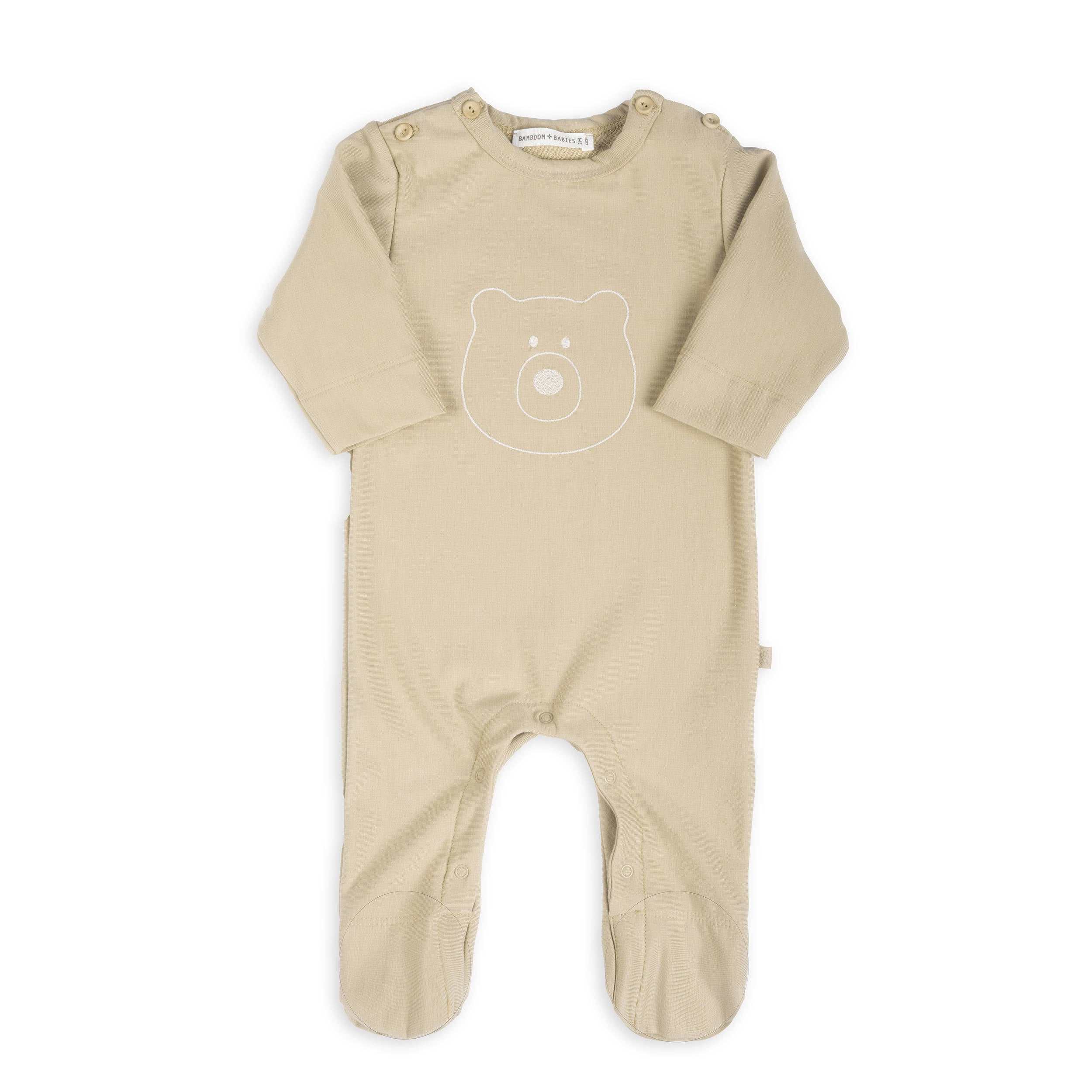bamboom-tuta-orso-con-piedi-light-mustard-279 image 1