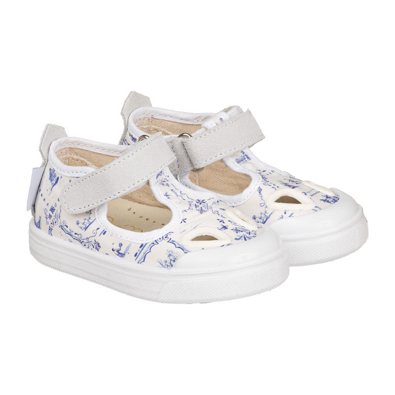 nanan-sandalino-bimba-allover-jungle-blu-con-strappo image 1