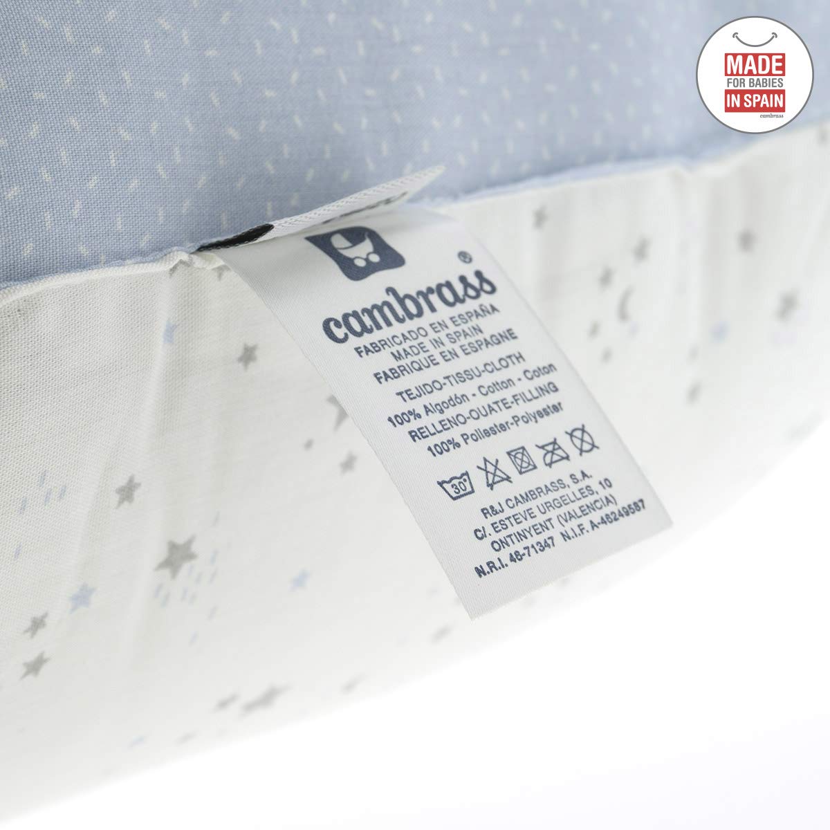 cambrass-small-cuscino-allattamento-53x45x10-cm-sky-blue-star image 5