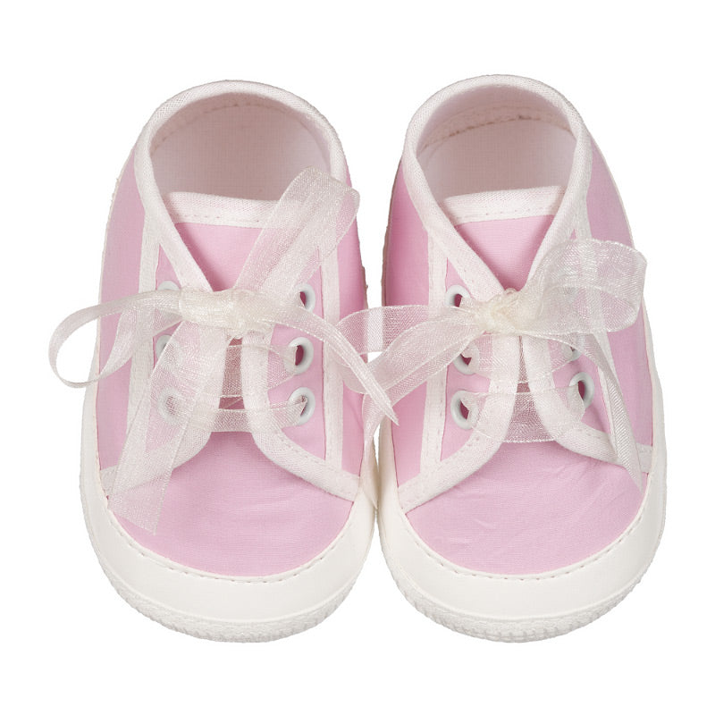 nanan-sneakers-rosa-con-fiocco-scarpine-neonato image 2
