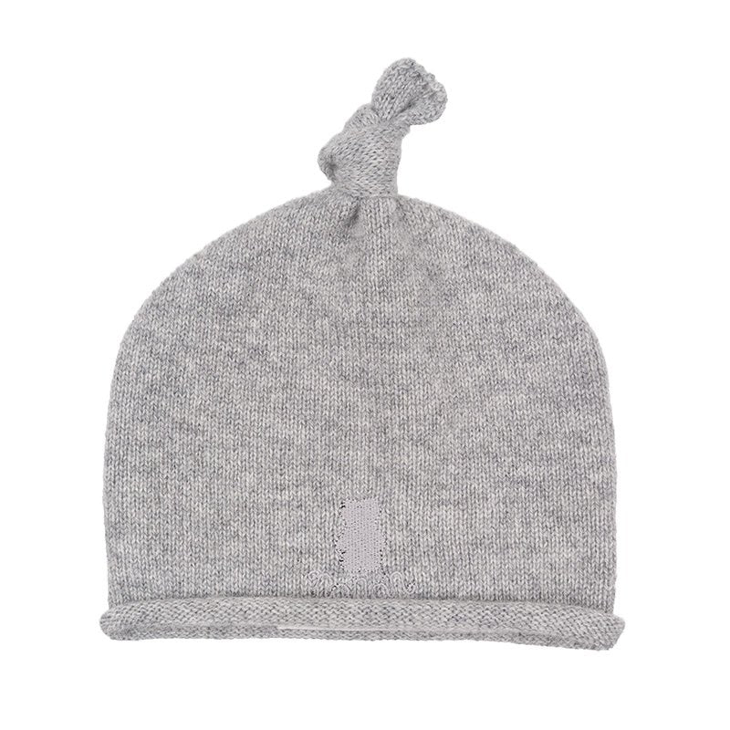 nanan-berretta-in-cashmere-con-orsetto-cappello-neonato-2 image 1