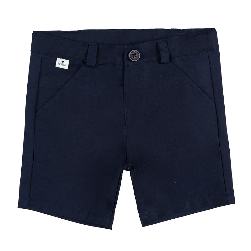 nanan-bermuda-blu-in-gabardina-con-tasche-posteriori image 1