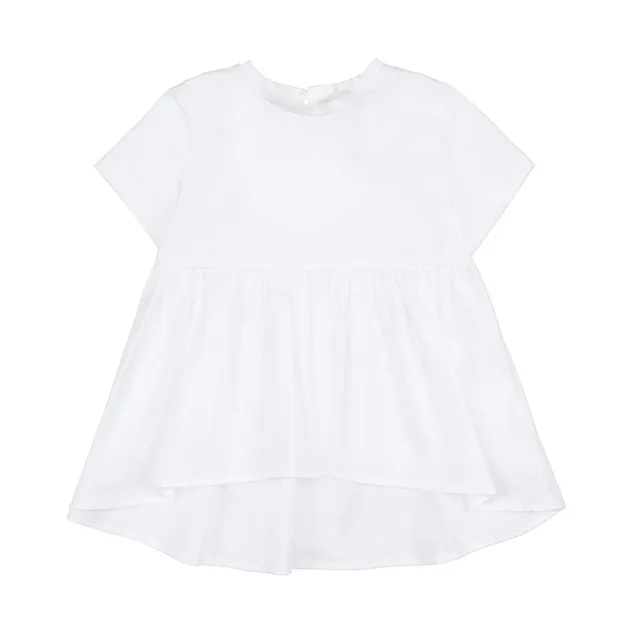 nanan-t-shirt-bianca-bimba-con-zip-invisibile-posteriore image 1
