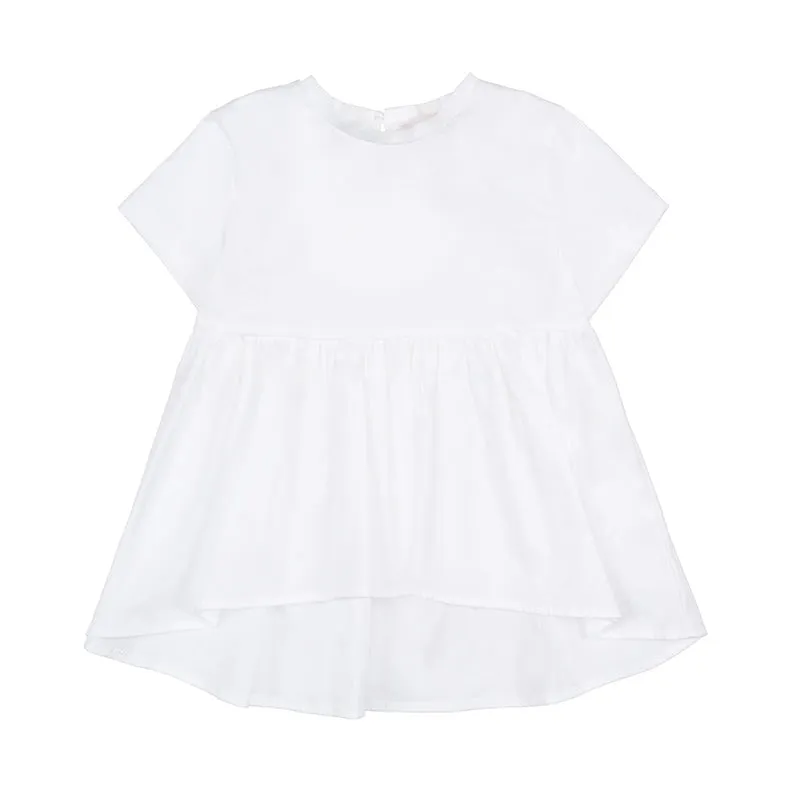 nanan-t-shirt-bianca-bimba-con-zip-invisibile-posteriore image 1