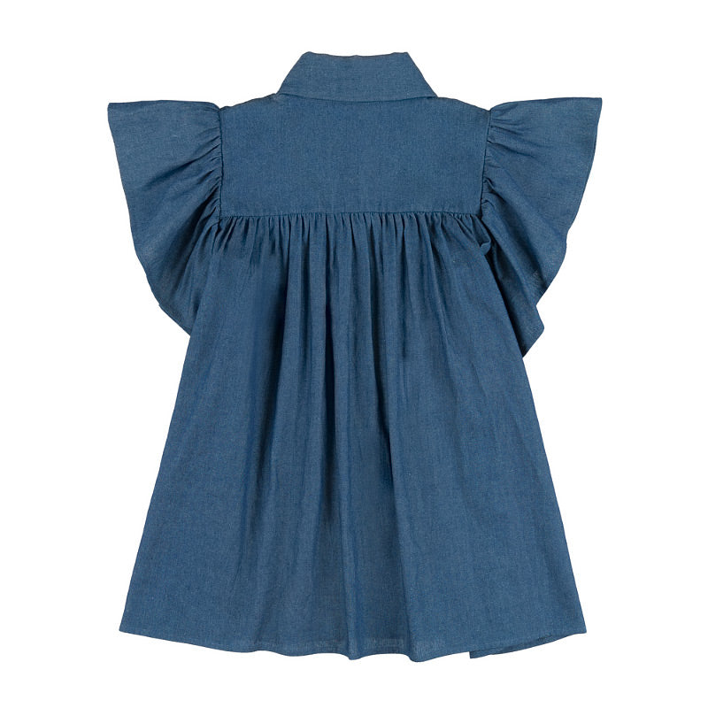 nanan-abito-denim-bambina-apertura-davanti-colletto image 2