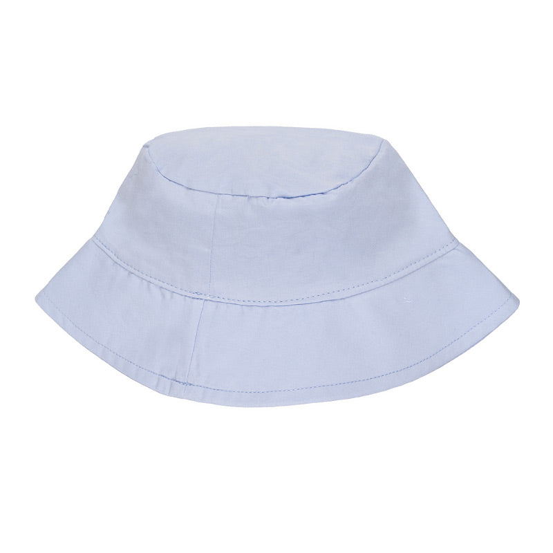 nanan-cappello-alla-pescatora-in-popeline-con-logo-ricamato image 2