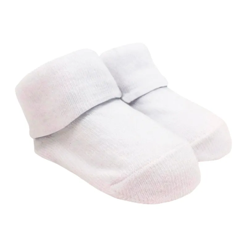 nanan-calzini-bianchi-tinta-unita-neonato-in-cotone image 1