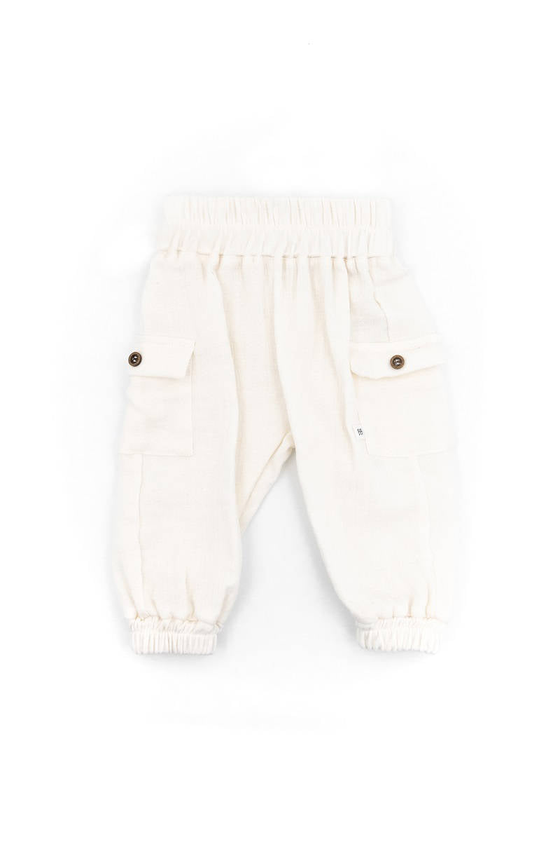 bamboom-pantalone-con-tasche-laterali-bianco-61 image 1