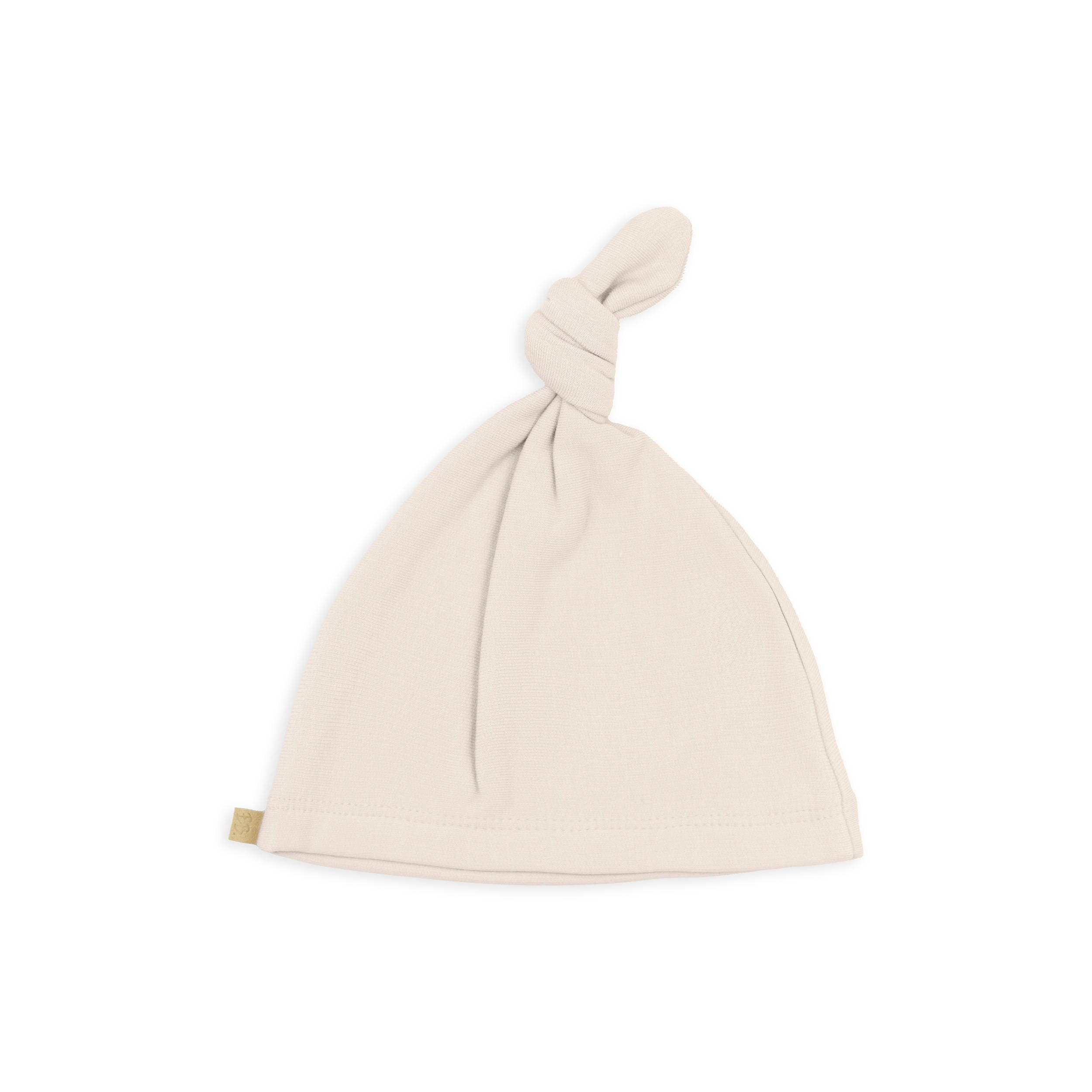 bamboom-cappellino-neonato-con-nodo-pure-warm-white-128 image 1