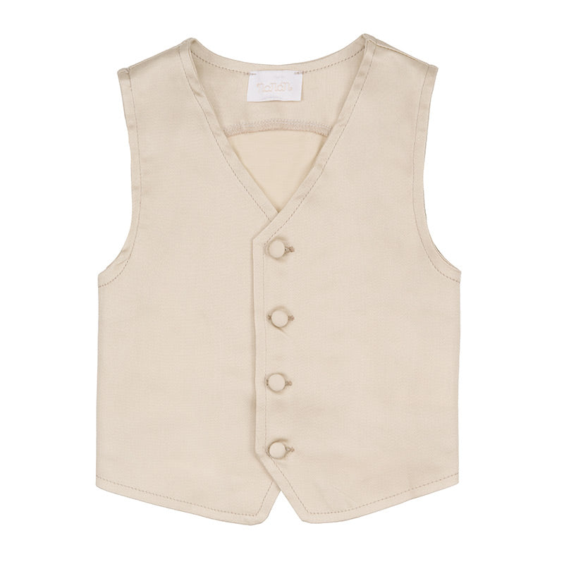 nanan-gilet-beige-neonato-con-abbottonatura-frontale image 1