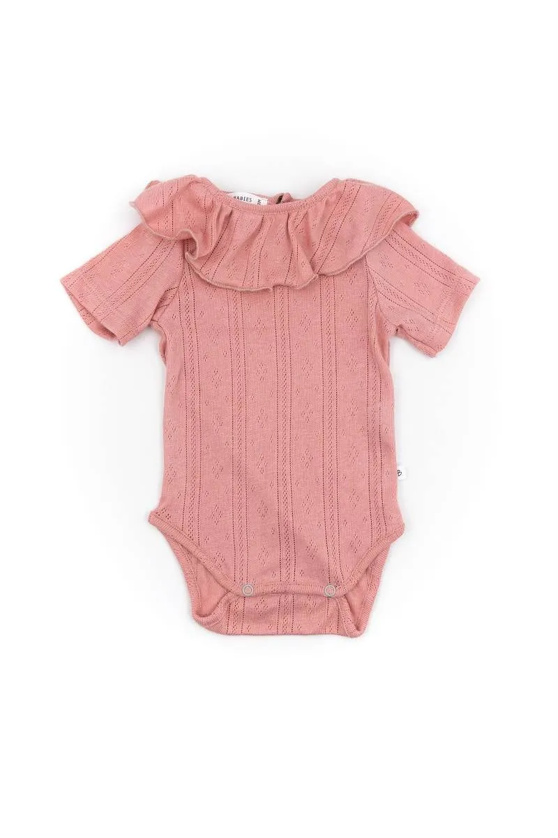 bamboom-body-collo-volant-rosa-scuro-147-mezza-manica image 1