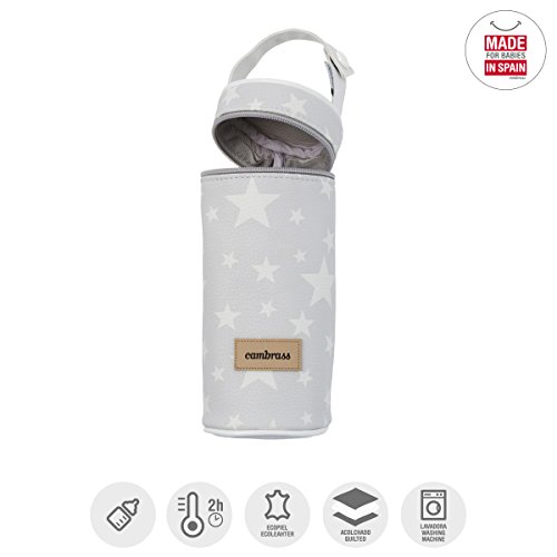 cambrass-portabiberon-toile-grigio-8-5-x-8-5-x-22-cm image 4