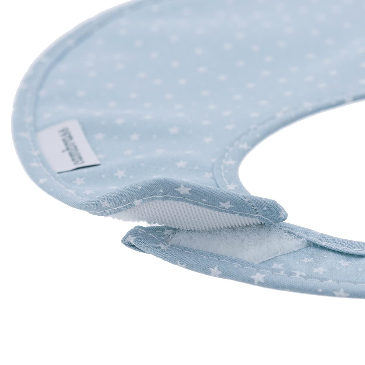 cambrass-bavetta-rotonda-velcro-forest-azzurro-16x19x1-cm image 4
