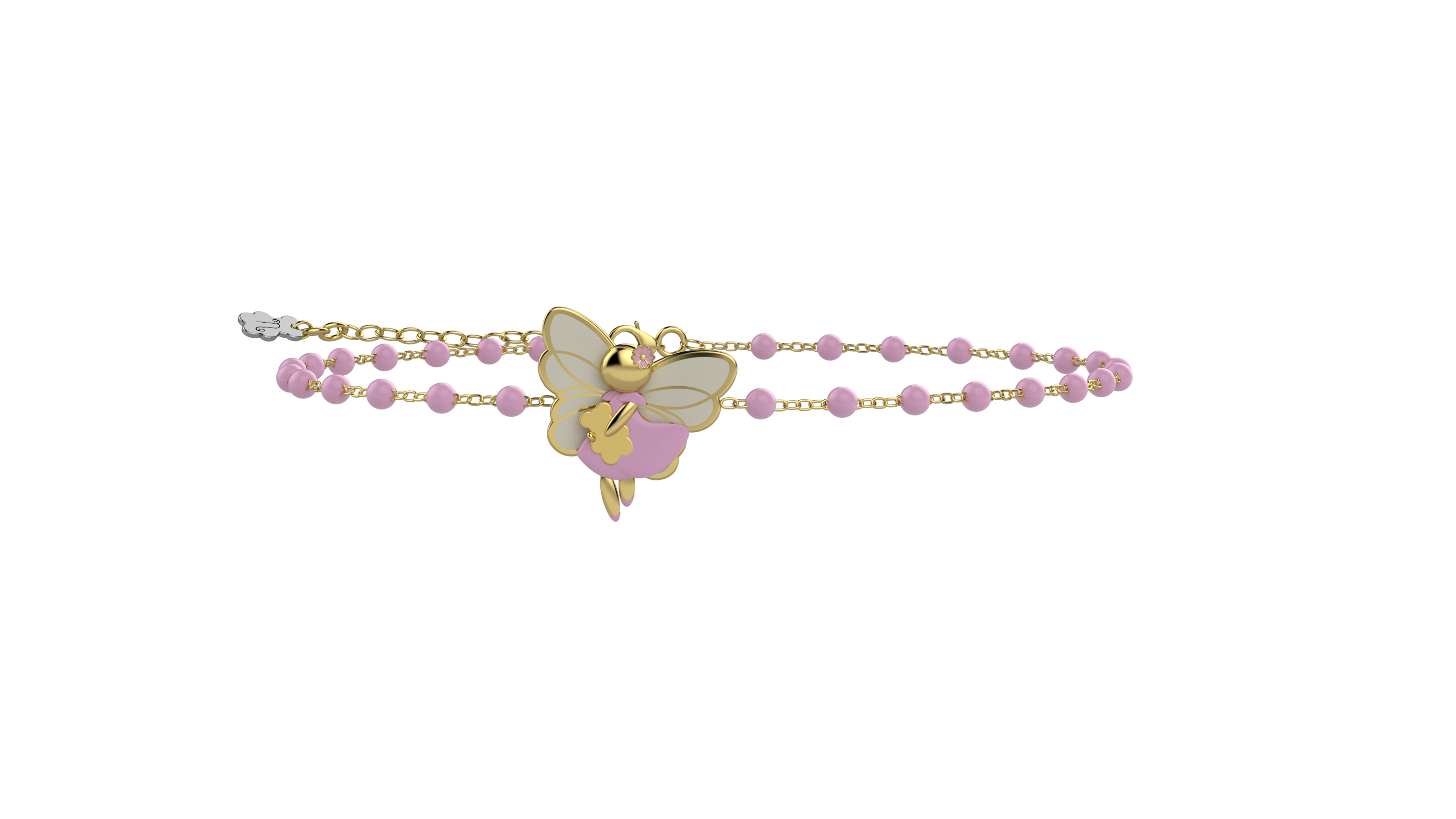 nanan-fatina-dei-sogni-rosa-bracciale-argento-925 image 1