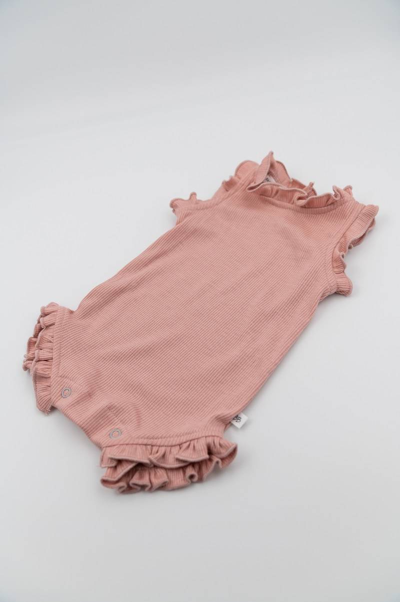 bamboom-pagliaccetto-bimba-bordi-volant-rosa-scuro-337 image 2
