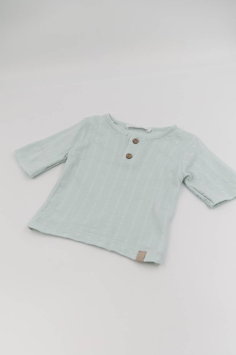 bamboom-t-shirt-a-maniche-corte-apertura-polo-blu-blush-125 image 2
