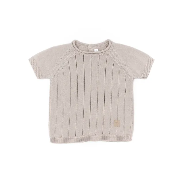 bamboom-maglia-righe-knitted-cammello-33 image 1