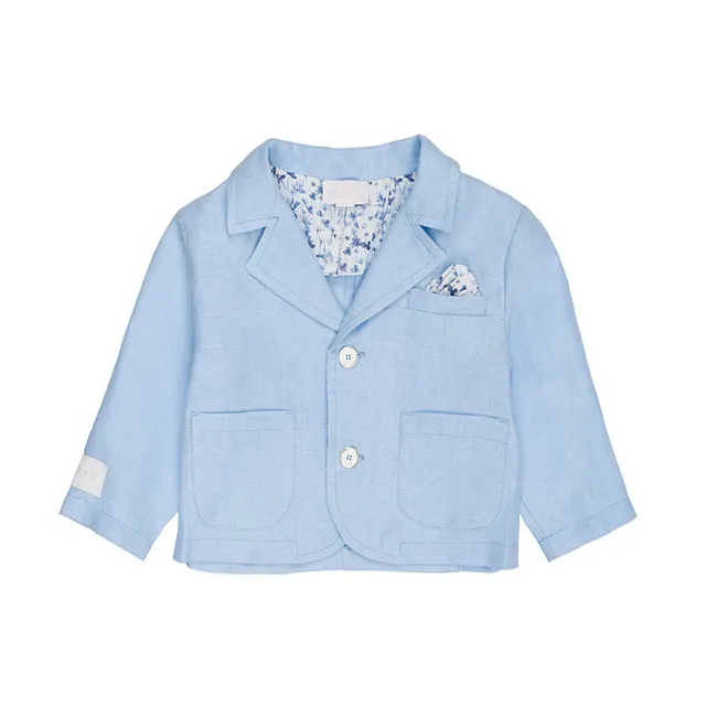 nanan-giacca-in-lino-azzurra-bimbo image 1