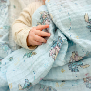 aden-anais-essentials-mussola-in-cotone-swaddle-4-pack-disney-lilo-and-stitch image 4