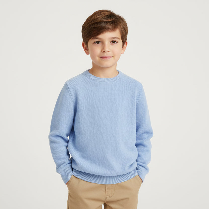 nanan-maglioncino-azzurro-in-filo-bimbo image 3