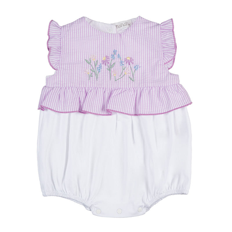 nanan-pagliaccetto-lilla-con-frappe-pagliaccetto-jersey-neonata image 1