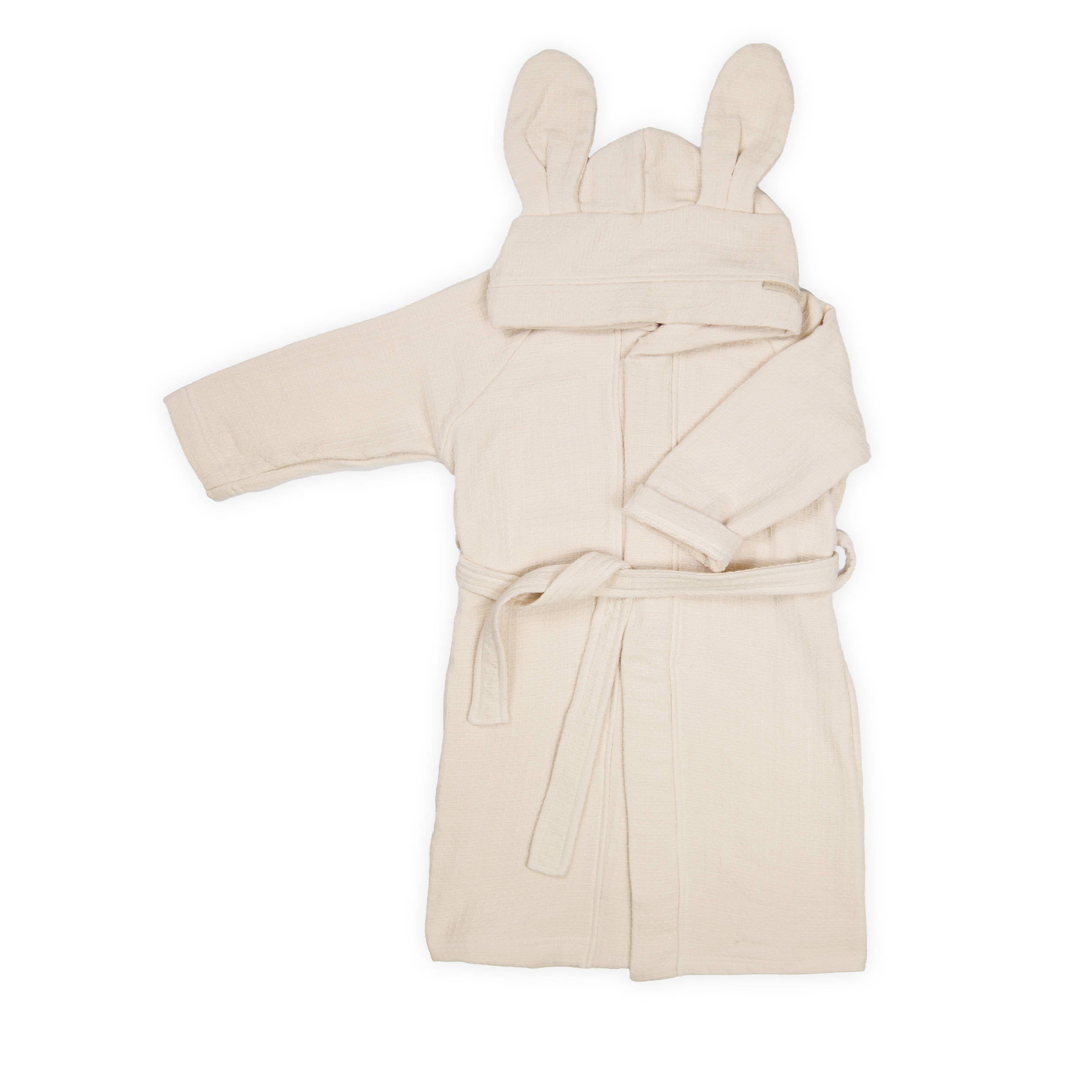 bamboom-accappatoio-waffle-bambino-warm-white-345-2-4-anni image 1
