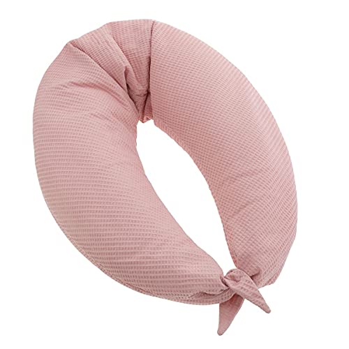 cambrass-luna-cuscino-allattamento-e-gravidanza-80x185x16-cm-forest-rosa image 6
