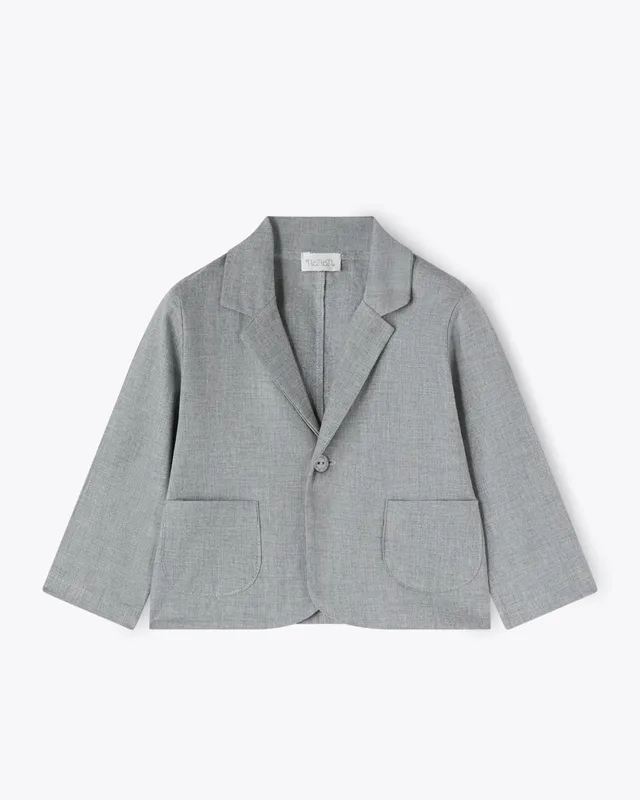 nanan-giacca-neonato-grigia-in-caldo-twill image 1