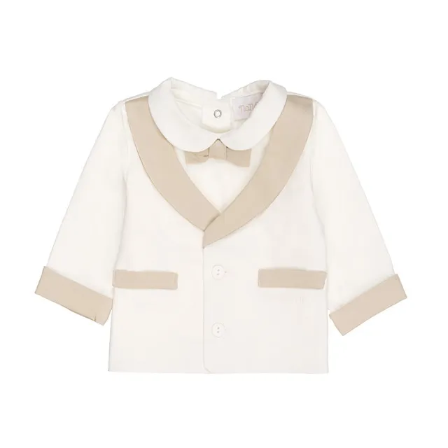 nanan-cerimonia-boy-tutina-due-pezzi-con-giacca-e-papillon image 1
